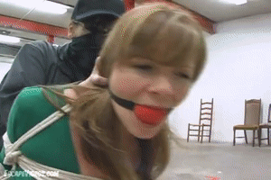 escapevideos.com - Stephanie Foot Taped Hogtie thumbnail